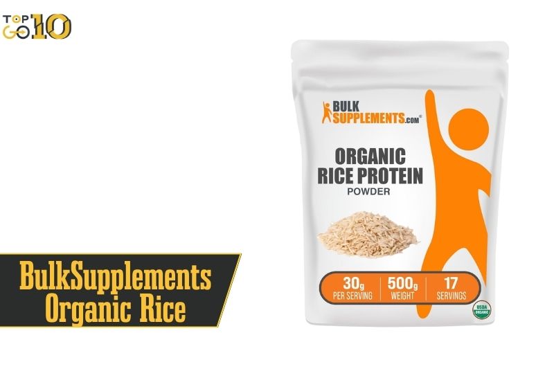 Bulk Supplements Organic Rice Protein